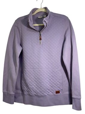 LL Bean Quilted 1/4 Zip Pullover